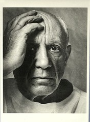 Pablo Picasso, France 1954 Fotofolio Art Print Card Photo By Arnold Newman 4”x6”