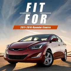 VLAND LED Headlights for 2011-2016 Hyundai Elantra | Startup Bule to White Dynam