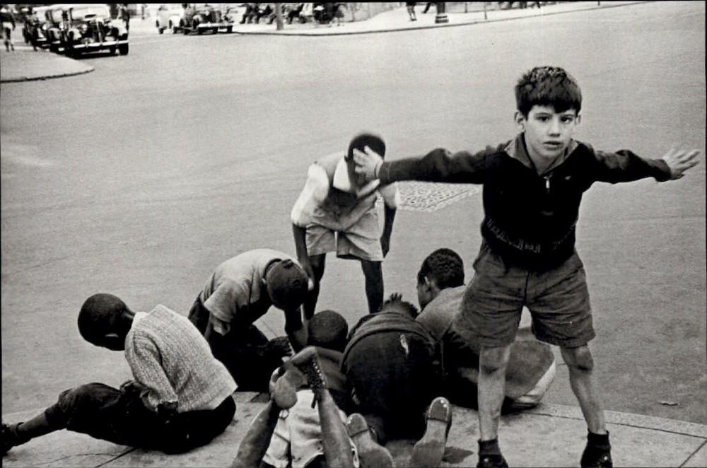 1940 1980s Original Helen Levitt New York City Street Busy Kids Art Photo