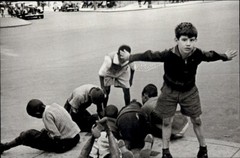 1940 1980s Original Helen Levitt New York City Street Busy Kids Art Photo