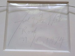 Vintage Photograph by Joel-Peter Witkin «Roof» signed N.Y.C., 1974 Toned Gelatin