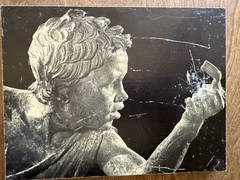2 Black And White Vintage Gregory Hein Wall Art, Laughing Boy, The Jockey