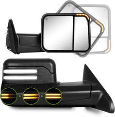 Switchback Towing Mirrors for Dodge Ram 1500 (2009-2018), 2500/3500 (2010-2018),