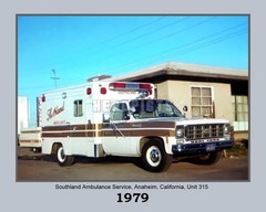 1979 Southland Ambulance, Anaheim California 8×10 Unframed Photo VFRPBT_0062