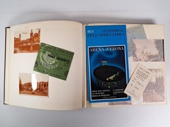 Travel Album with Photos, Postcards & Travel Documents: Lake Garda 1973, Budapest 1974