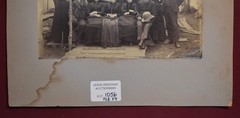 Antique Family Portrait Black and White Photograph, Leslie Hindman Auctioneers