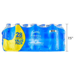 Sam’s Purified Drinking Water Bottles, 20 fl oz, 28 Count [FREE SHIPPING]