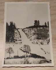 old AGFA BROVIRA b/w photo JUMP HILL WHERE CAN THAT BE????????