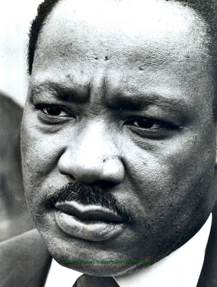 Face of Martin Luther King, Jr. 8.5×11″ Photo Print Famous Civil Right Leader