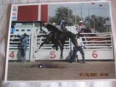 Lot of 8 Modern colored Rodeo Pictures , 8 X 10, at Clayton, NM (2003-2011)