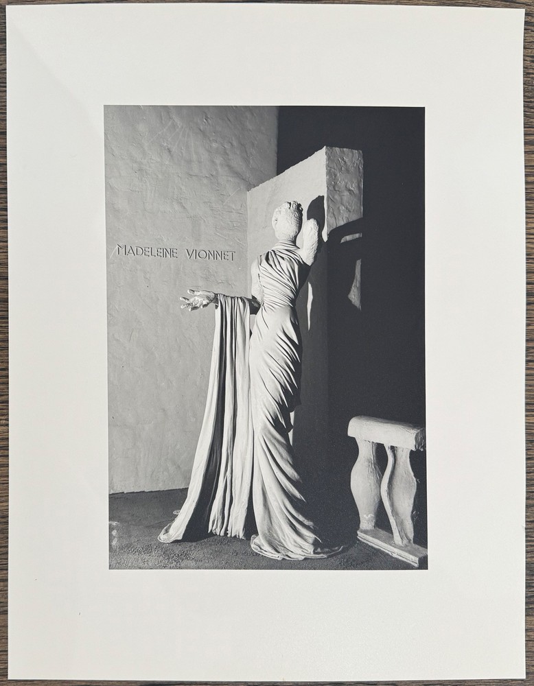 WOLS, Madeleine Vionnet, Doll with Robe, Photograph from Estate, 1996