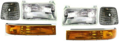 Headlights + Signal & Corner Lights + Tail Lights Kit for 1992-1996 Ford Bronco