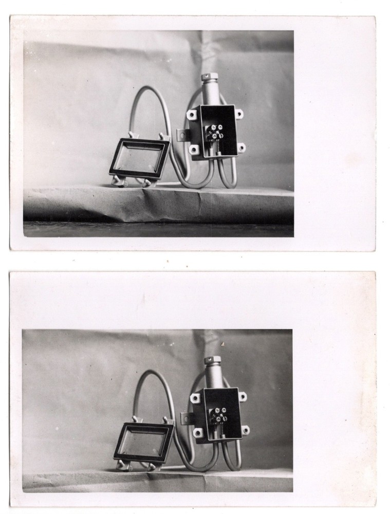 2x Vintage Technical Photo 1930-50 Unit/Electronics – Original Prints