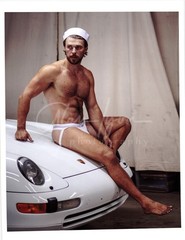 11 X 8.5 Alan Lyon Original Male Photo gay interest (6) Kurt white car
