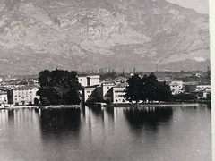 27x21cm large album photo around 1890 Riva on Lake Garda in Italy photo