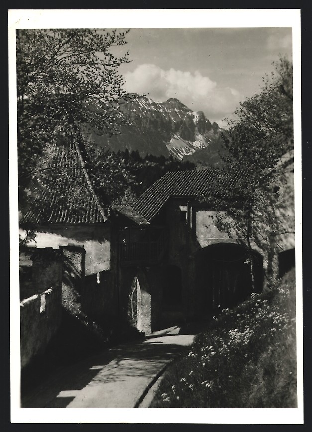 Photograph Arnold, Füssen, view Füssen / Allgäu, lot in painter’s angle