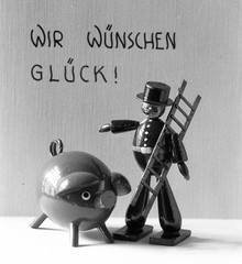 LOT 2x, «wishing you luck», still life, Eduard PEZDIKA, vintage fine art negativ