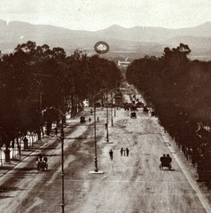 Larger size C. B. WAITE photo in poor condition, Mexico City, rare, , Vintage fi