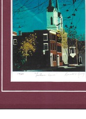 Giclee photo of Lutheran Church Spires, 14 of 50, Ronald N. Young, 8″ x 10″