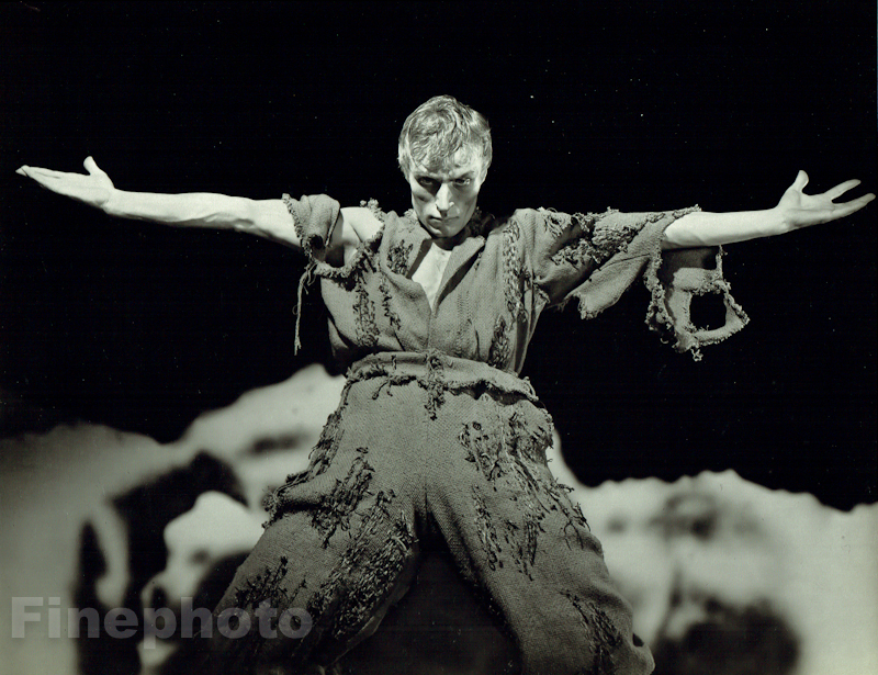 1939 GEORGE PLATT LYNES Ballet Dancer YUREK SHABELEVSKY Drama 13×10 Photo Art