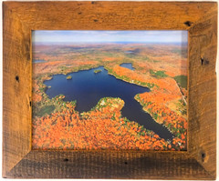 Wheeler Lake, Lakewood, Oconto County, Wisconsin Overhead Photo. Frame Optional.