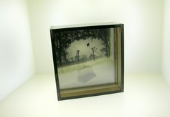 DOUG PRINCE (B.1943) PHOTOGRAPHIC SCULPTURE «FLOATING BIRDCAGE» DATED 1983 AP#1