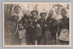 Düsseldorf 1949 – Carnival Jecken – old photo 1940s