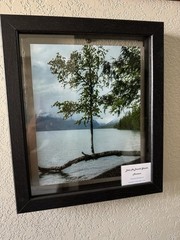 Amanda Eunice «Lake McDonald Glacier, Montana» Framed Color Photo