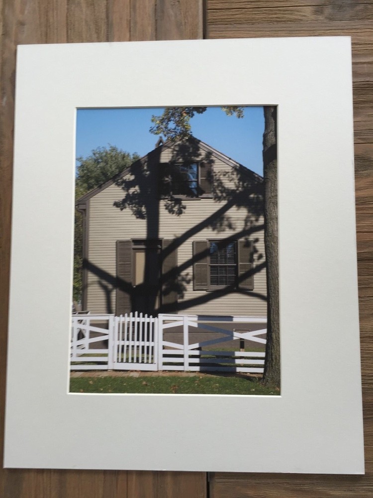 BRUCE BLUM SIGNED COLOR Photo Print (14″X 10 1/2 «)-«House and Shadow»