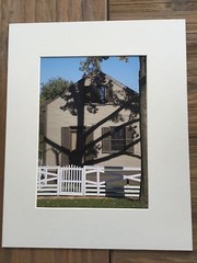 BRUCE BLUM SIGNED COLOR Photo Print (14″X 10 1/2 «)-«House and Shadow»