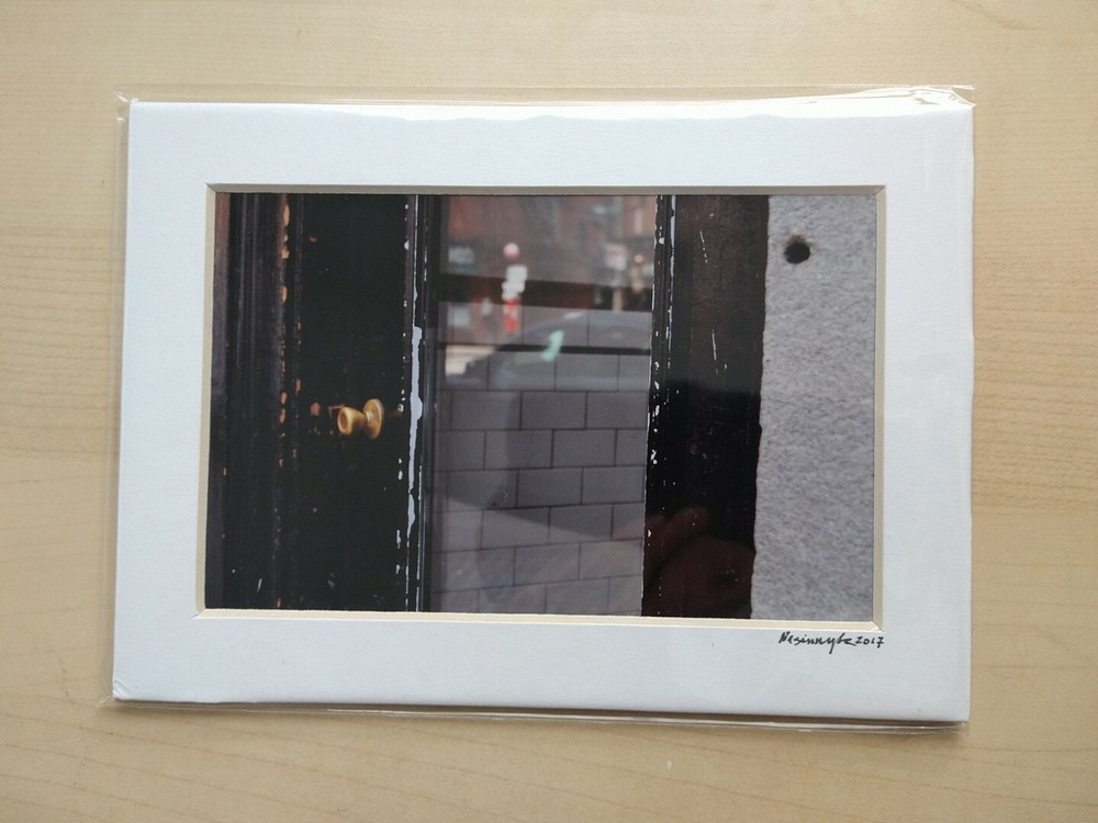 Matted Photo Print Berkeley CA Street Abstract Photography Home Decor City Urban