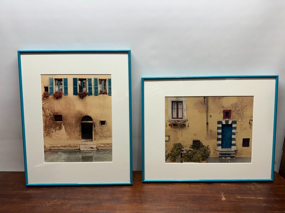 Allan Teger – French Cafe Street Doors – Color Photograph Art Prints