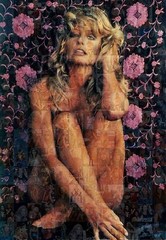 FARRAH FAWCETT 2014 photo mosaic cm. 31×42 poster with a lot of pics