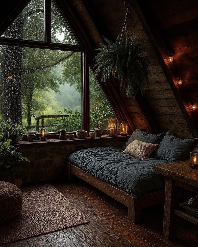 8*10 cozy cottage house photo print warm beautiful home wall art decor bedroom