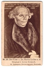 2 photographs G. Jagemann, Eisenach, portrait parents of Dr. Martin Luther, NAC