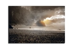 Olympic National Park Photography Ruby Beach panoramic landscape Metal 16×24″