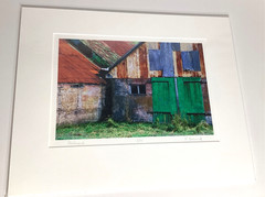 Fine Art Photograph Icelandic Barn Patchwork Signed & Matted