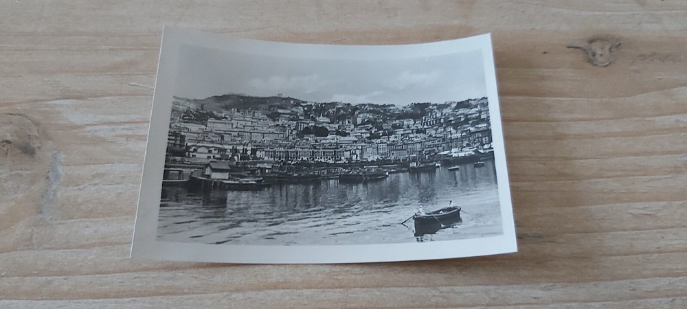 old b/w LEPORELLO PHOTO ITALY GENOA PORT