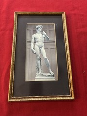 Photo Of David Sculpture: Michelangelo/ Matted And Framed