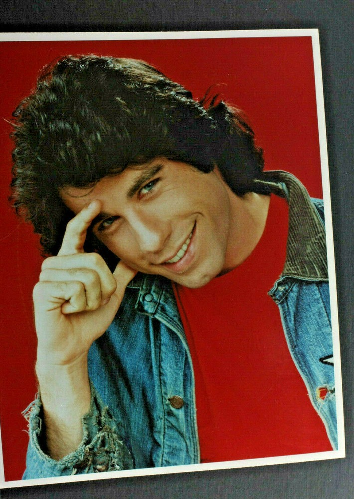 Young John Travolta Head Shot – 8×10″ Photo Print – Vintage L1244D