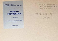 Victor Pokorny Original Fine Art Silver Print Exhibition Photograph Signed 1937