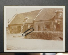 Photo CDV KAB View Farm Building House Hay Harvest Straw Work Barn Picture