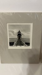 Light House Photo Set 10×8 Black And White Double Matted