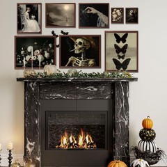 JarThenaAMCS 12 Pcs Halloween Dark Wall Art Prints Dark Academia Decor Gothic…