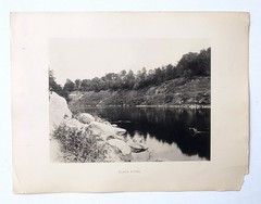 Vintage Collotype Photo Black River Watertown New York