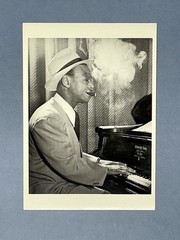 Earl Hines Jazz Pianist Art Photo Print Card Fotofolio 4.25”x6” Piano