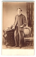 Photograph A. Andrews, Guildford, Chertsey Street 50, Elegant Gentleman in Casual