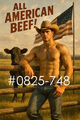 VINTAGE MALE PORTRAIT #0825-748 -cowboys series – free shipping in usa