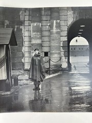 Vintage Large Black & White Photograph Photography Print Sentinel Guard Watchman