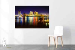 New Orleans Skyline Wall Decor – Louisiana Art – NOLA – Canvas / Metal / Paper